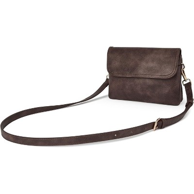 Small Crossbody Bags for Women, Vegan Leather Cell Phone Purse, Mini Travel Purse with Adjustable Strap