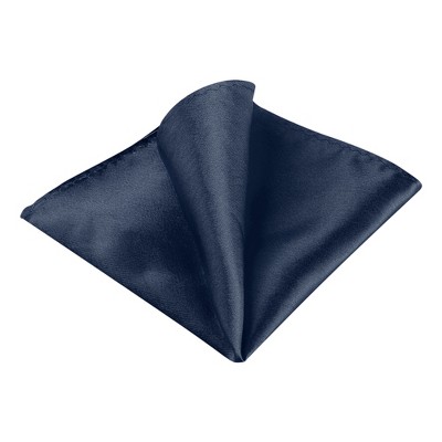 INSPIRE CHIC Men's Wedding Party Solid Color Self-Folded Pocket Squares