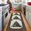 GustoWave  Washable Christmas Tree Floor Area Rug, Low Pile for Bedroom Living Room - 2 of 4