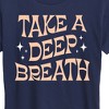 Women's - Instant Message - Take A Deep Breath Short Sleeve Graphic T-Shirt - 2 of 4