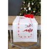 Vervaco Stamped Table Runner Cross Stitch Kit 16"X40"-Christmas Elves - 4 of 4