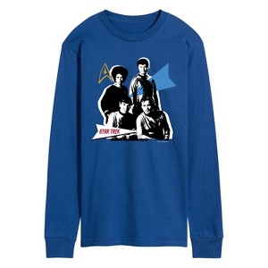 Men's - Star Trek - Original Series Crew Long Sleeve Graphic T-Shirt - 1 of 4