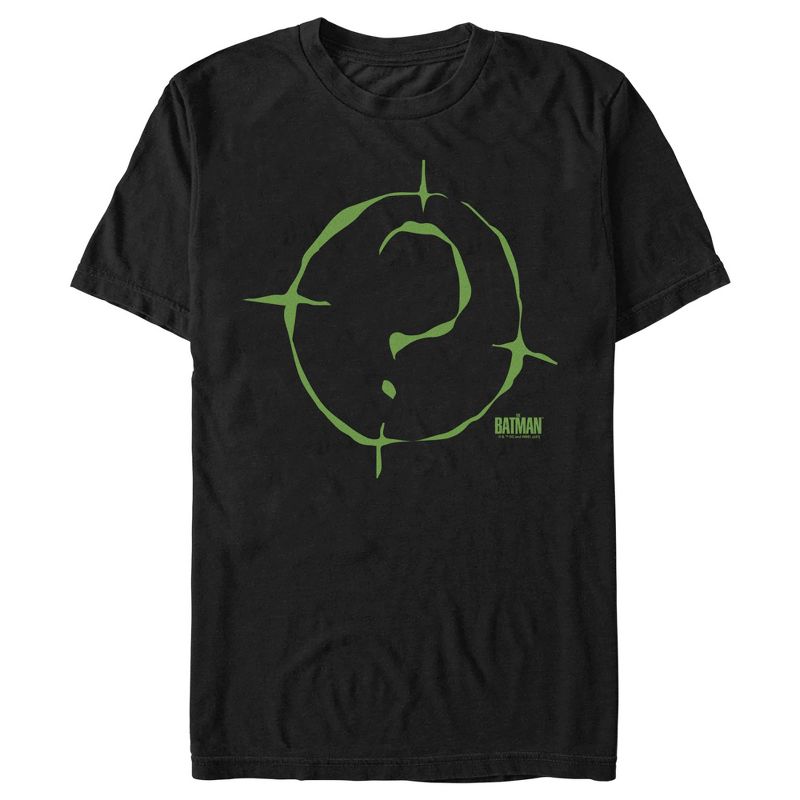 Men's The Batman Riddler Logo T-Shirt, 1 of 6