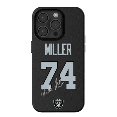 Keyscaper NFL Las Vegas Raiders Players Game Tactic MagSafe Compatible Cell Phone Case for Apple iPhone