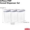 3-Piece POP Cereal Dispenser Set for Kitchen Pantry Organization - 2 of 4