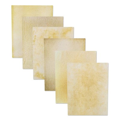 Best Paper Greetings 96-Sheet Stationery Paper - Old Fashion Vintage Design, 6 Designs , 8.5 x 11"