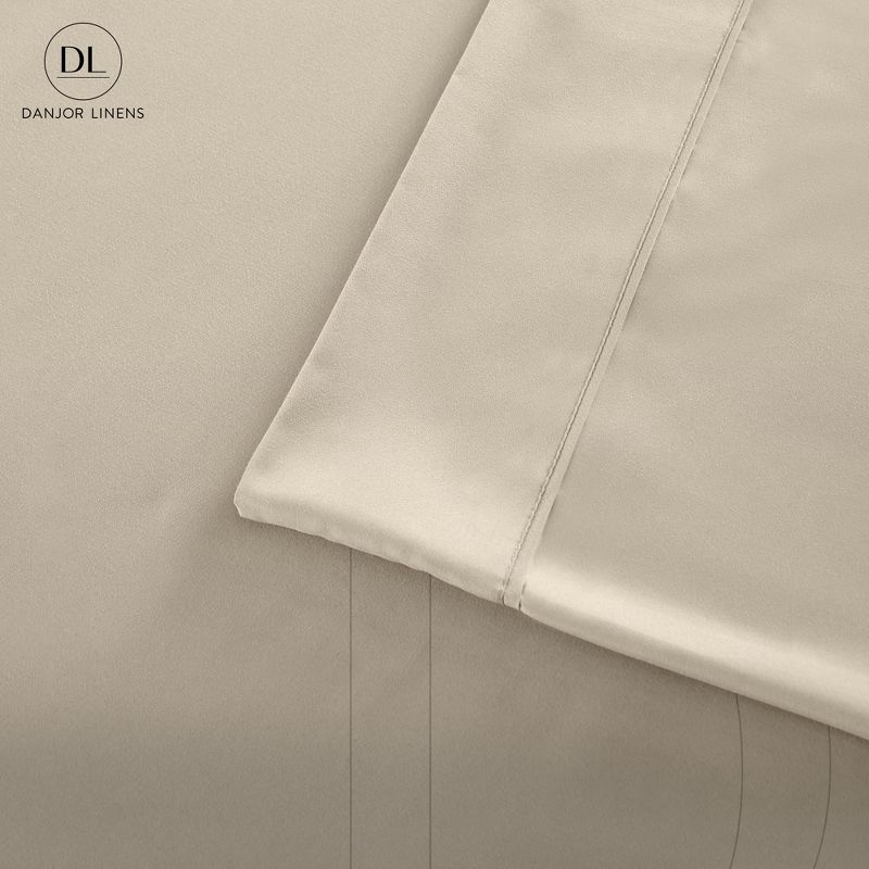 Danjor Linens Luxury Pillowcase and Sheet Bedding Set 1800 Series, 3 of 6