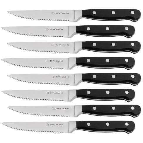 Steak Knives Set of 8, Premium Stainless Steel Steak Knife Set