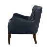 CAVINAS Faux Leather Accent Chair with Contoured Backrest and Solid Wood Legs,Upholstered Living Room Chairs,Reading Chairs for Living Room - 4 of 4