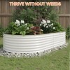 COZONY Galvanized Raised Garden Bed, Tall Metal Planter Box for Vegetables, Flowers and Herbs - 4 of 4