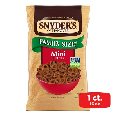 Snyder's Of Hanover Family Size Mini Pretzels - 16oz