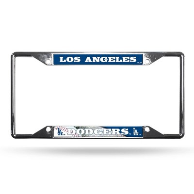 MLB Los Angeles Dodgers View Chrome License Plate Frame