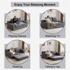 RISOKEYS Loveseat Sofa - Small Corduroy Couch, Reversible Cushion with Pillows for Living Room Bedroom - 4 of 4
