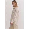 Women's Refined Trim Button-Down Top - entro - 3 of 4