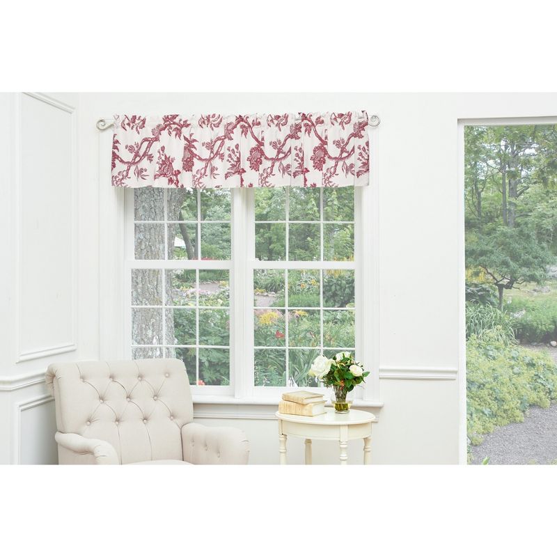 C&F Home Arcadia Red Valance Collection, 2 of 5