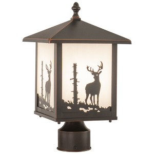 Vaxcel Bryce 1 - Light Post Light in  Burnished Bronze - 1 of 4