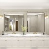 Apmir Rectangular Aluminum Alloy Framed and Tempered Glass Wall Bathroom Vanity Mirror in Matte Black/ Gold/ Silver/ Brown - 4 of 4