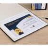 Juvale 3 Pack Certificate Frame Holder, Folder & Cover for Letter Size Documents, Files & Graduation Diploma, Black Leather, 11.5 x 9 in - 2 of 4