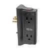 Tripp Lite Protect It!® 720-Joules Direct Plug-in Surge Protector, 4 Side-Mounted Outlets, TLP4BK in Black - 4 of 4