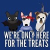 Women's Design By Humans Dog Halloween - We're Only Here For The Treats By PedigreePrints Racerback Tank Top - 2 of 3