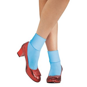 Women's The Wizard of Oz Dorothy Slippers Costume Shoes - Size 5-6 - Red - 1 of 1