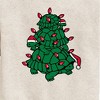 Boys' - Instant Message - Turtle Tree Stack Christmas Graphic Long Sleeve Fleece Sweatshirt - 2 of 4