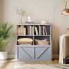 35 Inch Kids Bookshelf and Toy Storage, Compact Wood Kids Storage Organizer Toy Shelf for Living Room Nursery Small Spaces - 3 of 4