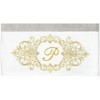 Linum Home Textiles 100% Turkish Cotton MONICA Gold Thread 2PC Embellished Bath Towel Set - 3 of 3