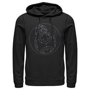 Men's Star Wars: The Rise of Skywalker BB-8 Starry Constellation Pull Over Hoodie - 1 of 3