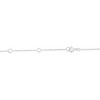 Haus of Brilliance Sterling Silver Treated Blue Color 1/2 Cttw Diamond Station Necklace - 3 of 4