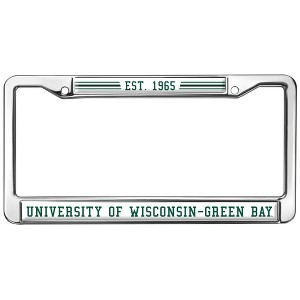 University of Wisconsin - Green Bay Full Size Standard License Plate Metal Frame - 1 of 4