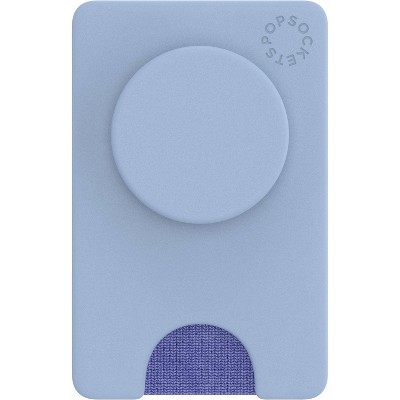 PopSockets PopWallet + (with PopGrip Cell Phone Grip & Stand) - Cornflower Blue