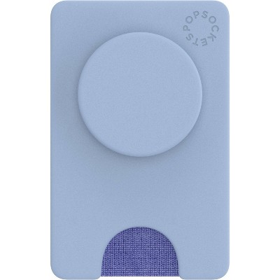 PopSockets PopWallet + (with PopGrip Cell Phone Grip & Stand) - Cornflower Blue