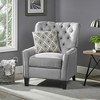 Fabric Push Back Recliner with Plush Cushioning - 4 of 4