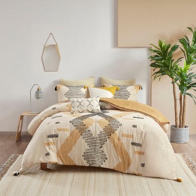 3Pcs Comforter Set, Modern Solid Bedding Set, Cotton Bed Comforter