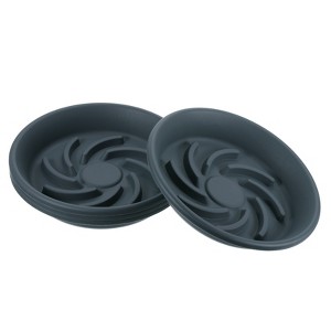 Unique Bargains Home Garden Office PP Resin Plant Saucer 4 Pcs - 1 of 4