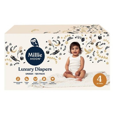 Image of Millie Moon Lux Disposable Diapers - Size 4 - 120ct