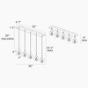 LNC Dsenlupor 5-Lights 30.3" Modern Luxury  Linear Integrated LED Kitchen Island  Pendant  Lights, Gold with Class - 3 of 4
