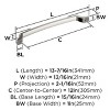 Amerock Bellamy Appliance Pull for Large Panels and Oversized Cabinets - 4 of 4
