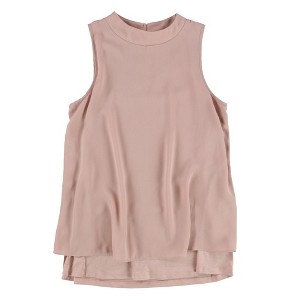 bar III Womens Layered Contrast Knit Blouse - 1 of 2