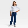Girls' Long Sleeve Printed Ribbed T-Shirt - Cat & Jack™ - 3 of 3