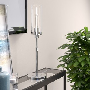 Hudson and Canal 26.68" Tall Table Lamp with Glass Shade - 1 of 4
