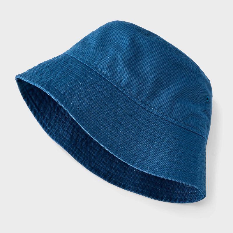 Men's Cotton Bucket Hat - Goodfellow & Co™ Blue, 4 of 6
