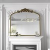 Apmir Arch High Quality Aluminum Alloy Framed French Cleat Mounted Baroque Wall Decor Bathroom Vanity Mirror with 3-Year Warranty - 2 of 4