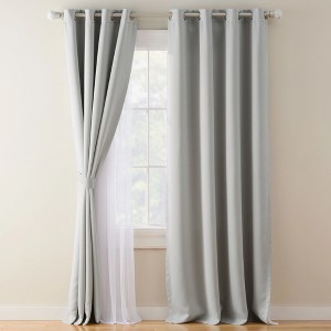 TOWN & COUNTRY LUXE Oslo Double Layer Indoor Curtains - 1 of 4