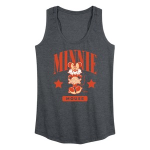 Women's - Disney - Minnie Mouse Collegiate Graphic Racerback Tank - 1 of 4