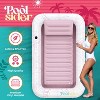 POOLSIDER Inflatable Tanning Pool Lounger | Large Inflatable Tanning Bed for Adults | Tanning Float - 4 of 4