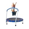 Okak 36IN Toddler Trampolines, Mini Trampoline with Padding Handle and Spring Cover, Kids Trampolines for Indoor and Outdoor Use - 2 of 4
