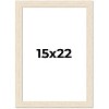 PosterPalooza | 15x22 Wide Barnwood Picture Frame, UV Acrylic, 6 Finishes - Grey, Brown, White, and Black - 2 of 4