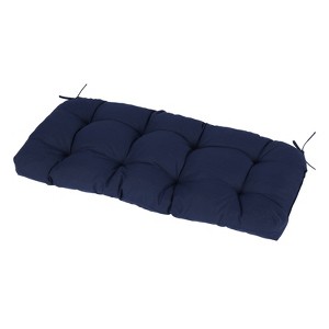 Aoodor Outdoor Polyester Tufted Bench Cushion, Water-resistant & Fade-Resistant, Cushion for Window, Love Seat, Rattan Bench, Piano Bench - 1 of 4